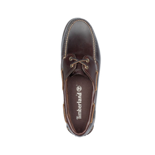 Men\'s Timberland® Earthkeepers® Brig 2-Eye Boat Shoes  Dark Brown