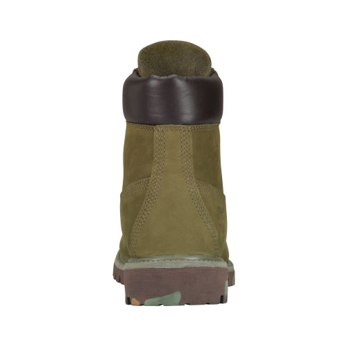 Men\'s Timberland® 6-Inch Premium Waterproof Boots Olive Nubuck/Camo