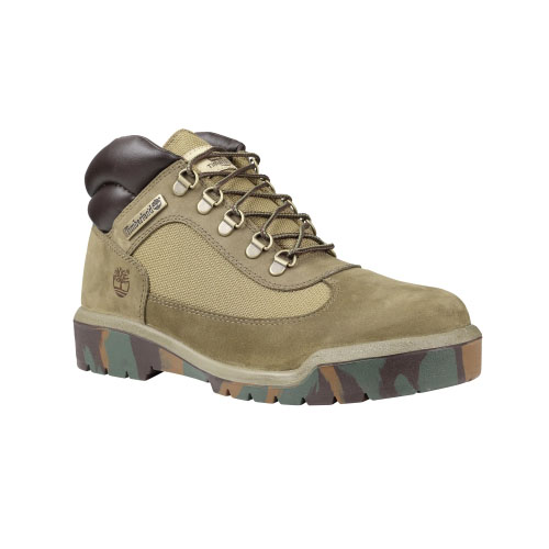 Men\'s Timberland® Classic Field Boots Olive Nubuck/Camo