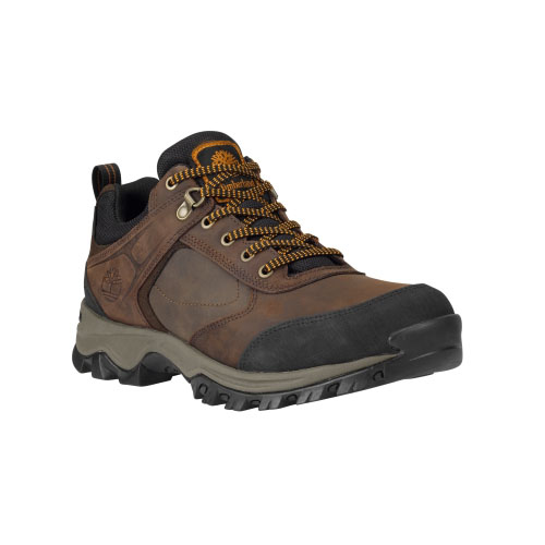 Men's Timberland® Mt. Maddsen Low Waterproof Hiking Shoes Brown