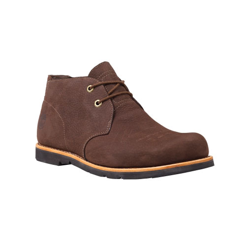 Men\'s Timberland® Earthkeepers® Rugged LT Waterproof Chukka Shoes Dark Brown Tumbled Nubuck