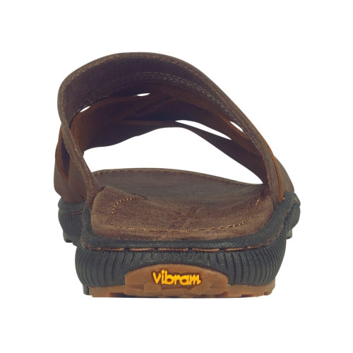 Men\'s Timberland® Hollbrook Leather Slide Sandals Brown
