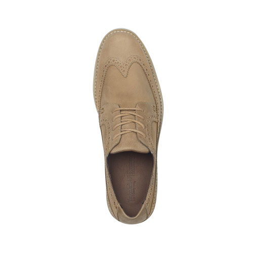 Men\'s Timberland® Earthkeepers® Kempton Brogue Oxford Shoes Tan Nubuck