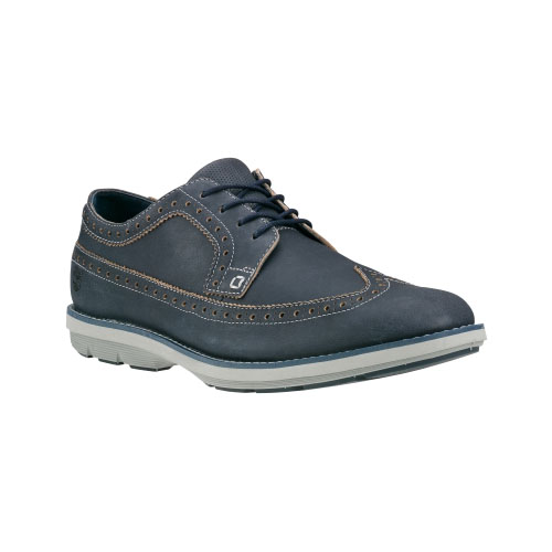 Men\'s Timberland® Earthkeepers® Kempton Brogue Oxford Shoes Navy Full-Grain