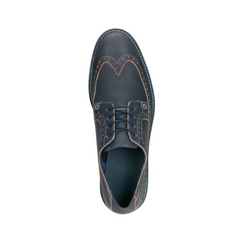 Men\'s Timberland® Earthkeepers® Kempton Brogue Oxford Shoes Navy Full-Grain
