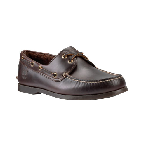 Men\'s Timberland® Earthkeepers® Brig 2-Eye Boat Shoes Dark Brown