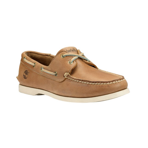 Men's Timberland® Earthkeepers® Brig 2-Eye Boat Shoes Tan