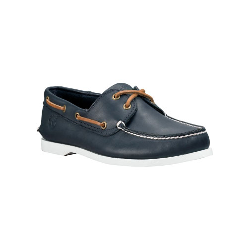 Men's Timberland® Earthkeepers® Brig 2-Eye Boat Shoes  Navy Smooth