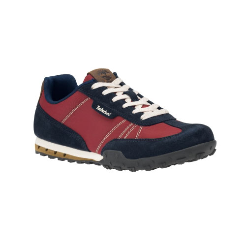 Men's Timberland® Greeley Mixed-Media Shoes Navy/Red