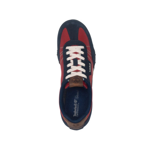 Men\'s Timberland® Greeley Mixed-Media Shoes Navy/Red