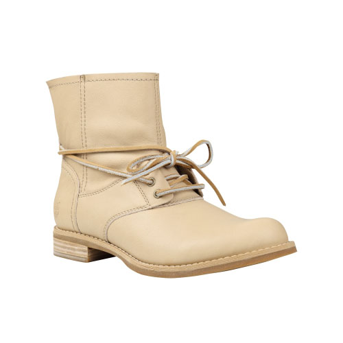 Women's Timberland® Savin Hill 3-Eye Leather Ankle Boots Light Tan Nubuck