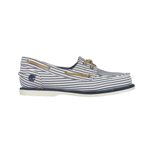 Women\'s Timberland® Classic Canvas Boat Shoes Blue/White Stripe
