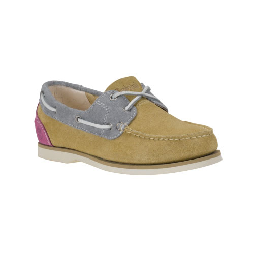 Women's Timberland® Earthkeepers® Classic Unlined Boat Shoes Tan/Mauve/Grey Suede