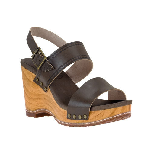 Women\'s Timberland® Tilden Leather Double-Strap Sandals Dark Olive Full-Grain