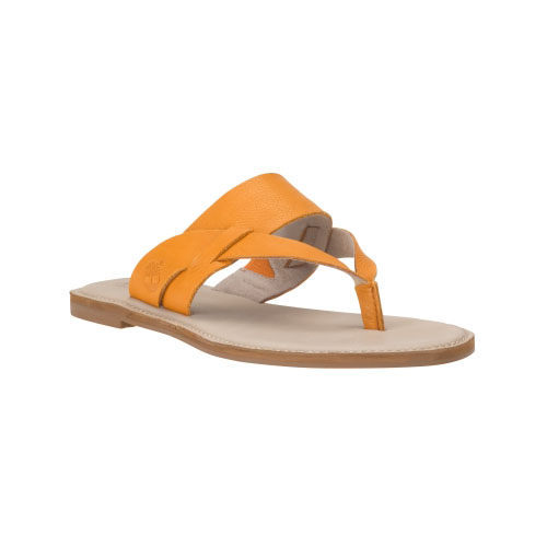 Women's Timberland® Sheafe Leather Thong Sandals Apricot Gluvy Leather