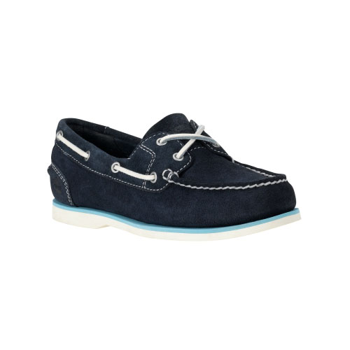 Women's Timberland® Earthkeepers® Classic Unlined Boat Shoes Navy Suede