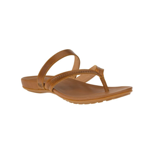 Women's Timberland® Harborview Leather Thong Sandals Light Brown Full-Grain