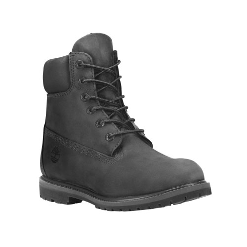 Women\'s Timberland® 6-Inch Premium Waterproof Boots Black Nubuck
