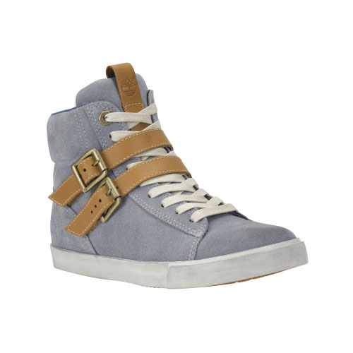 Women's Timberland® Glastenbury Leather High-Top Shoes  Grey Suede