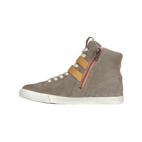 Women\'s Timberland® Glastenbury Leather High-Top Shoes Warm Grey Suede