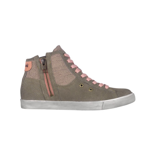 Women\'s Timberland® Glastenbury Leather Side-Zip Shoes Warm Grey Suede