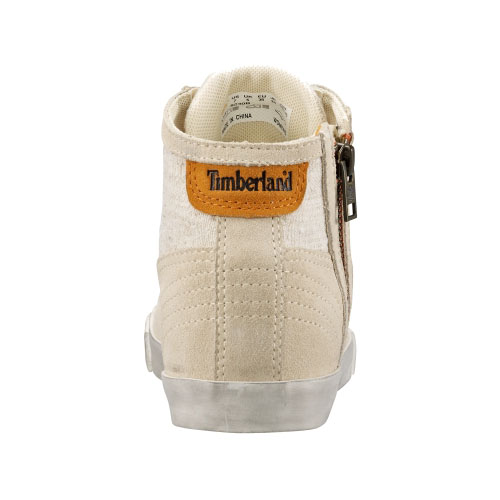Women\'s Timberland® Glastenbury Leather Side-Zip Shoes  Off-White Suede