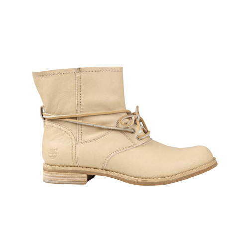 Women\'s Timberland® Savin Hill 3-Eye Leather Ankle Boots  Light Tan Nubuck